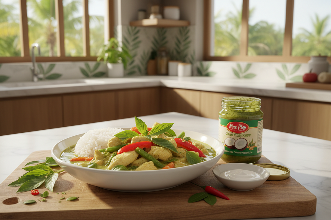Easy Thai Green Curry Chicken Recipe: A Simple Way to Explore Thai Flavours at Home
