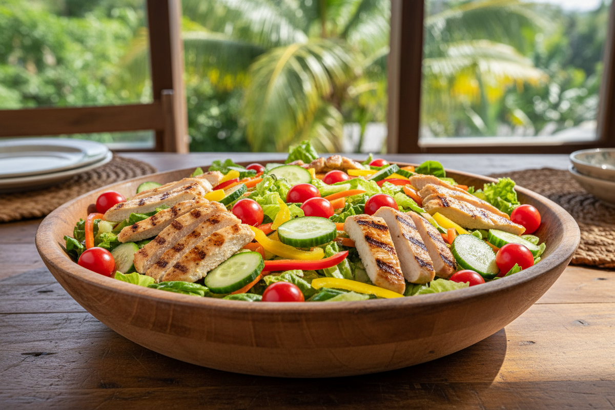 Grilled Chicken Garden Salad: A Fresh, Healthy Meal Made Simple