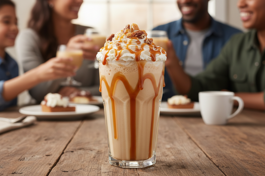 Loaded Caramel Milkshakes: A Sweet Father's Day Treat for Sharing