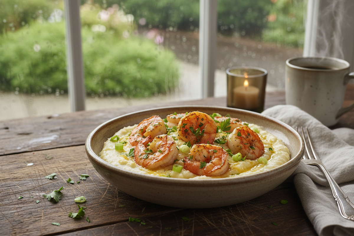 Creamy Grits with Grilled Shrimp: A Southern Comfort Food Classic