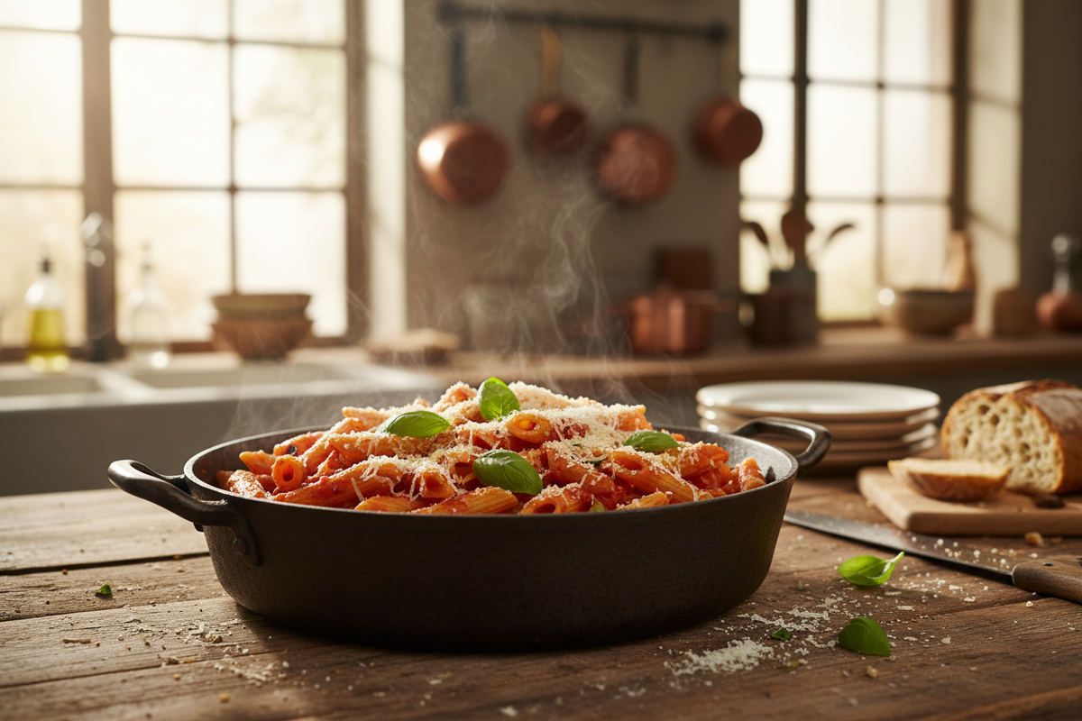 One Pot Creamy Tomato Pasta Recipe: Easy Comfort Food with Minimal Cleanup