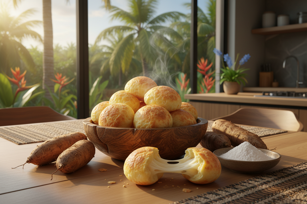 How to Make Authentic Brazilian Cheese Bread (Pão de Queijo) with Tapioca Starch