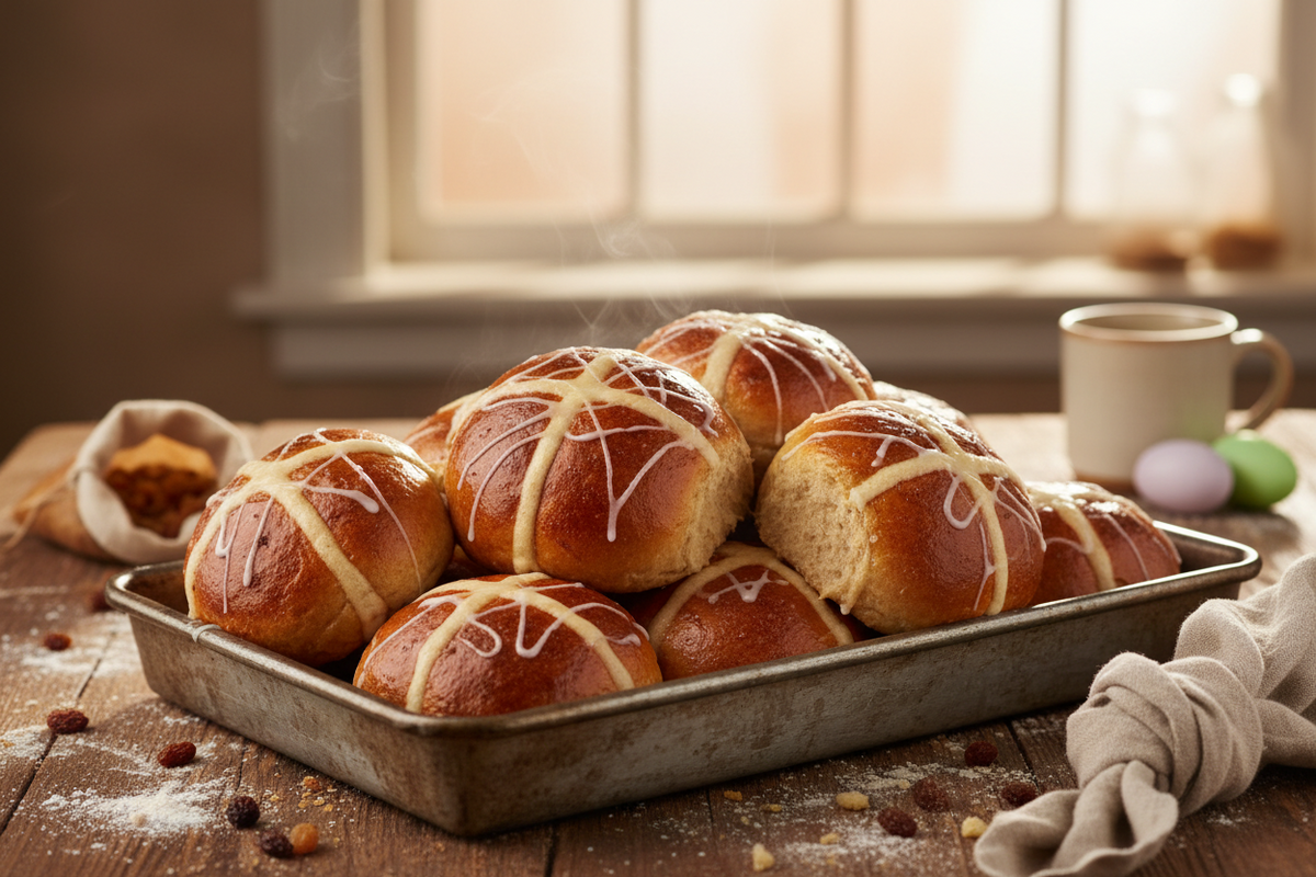 Traditional Easter Hot Cross Buns Recipe: A Classic Easter Favourite