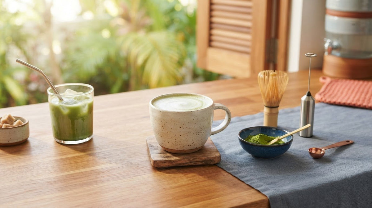 How to Make a Matcha Green Tea Latte and Choose Your Serving Size