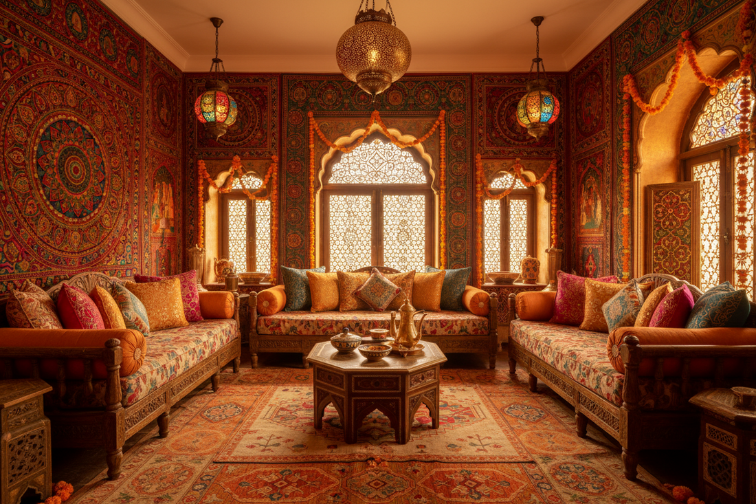 Indian-Inspired Living: Bringing Warmth, Colour, and Comfort into Your Home