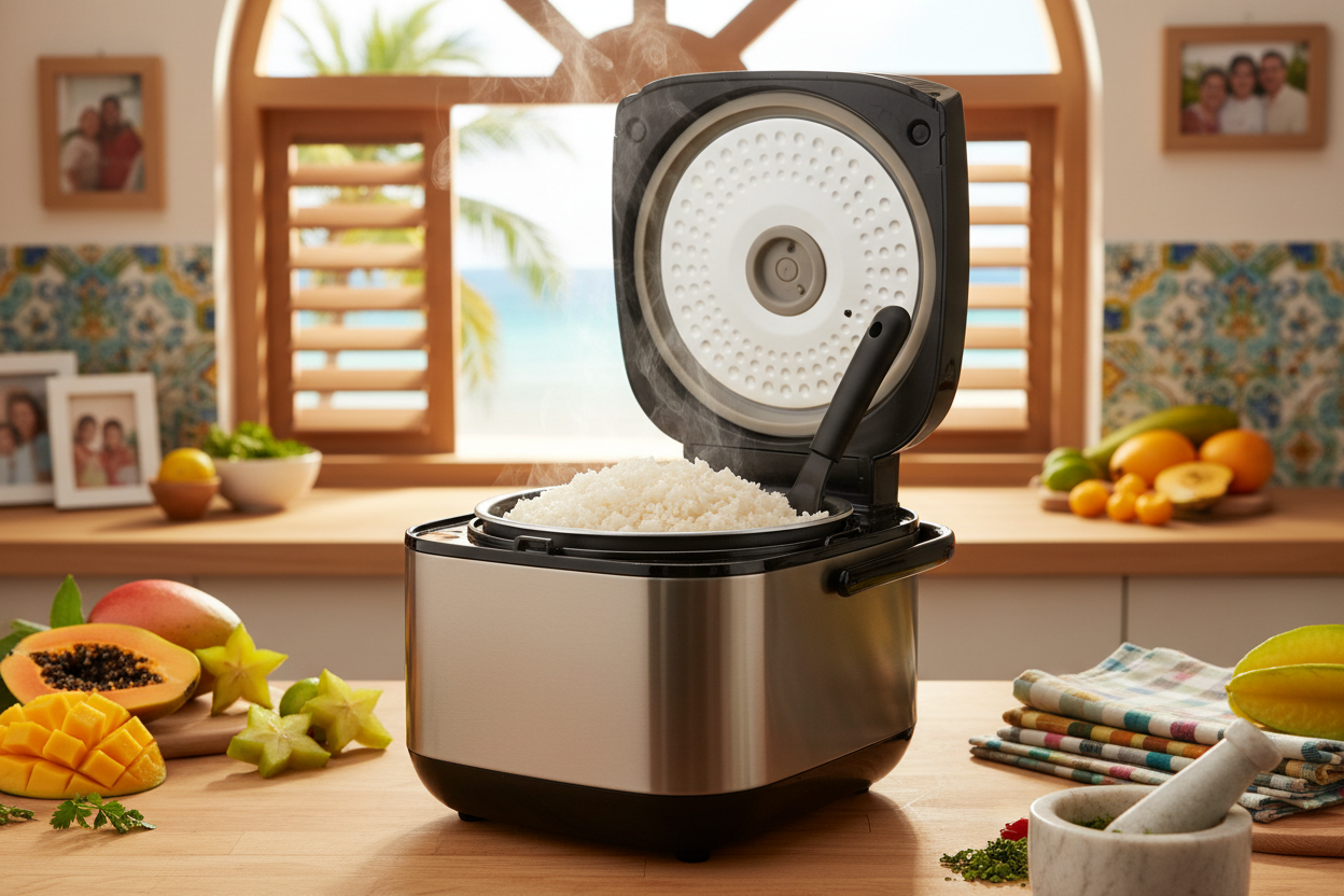 Why Electric Rice Cookers Remain a Caribbean Kitchen Essential