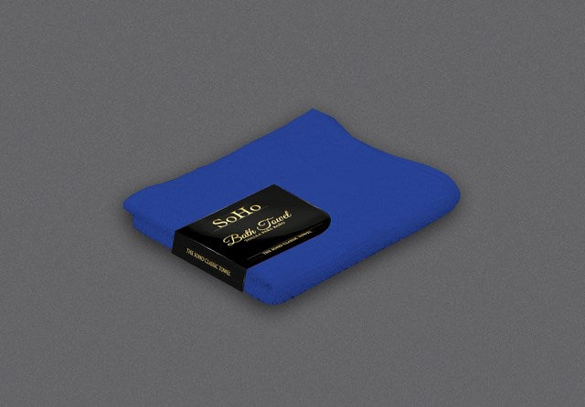 Kennedy Home Collection Blue Face Towel 13"x12"