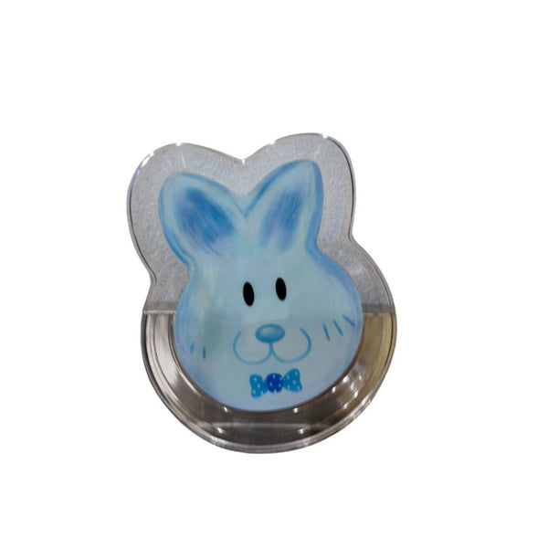 Clear Easter Bunny Plate