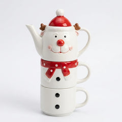 3 Tier Christmas Tea Mug Set