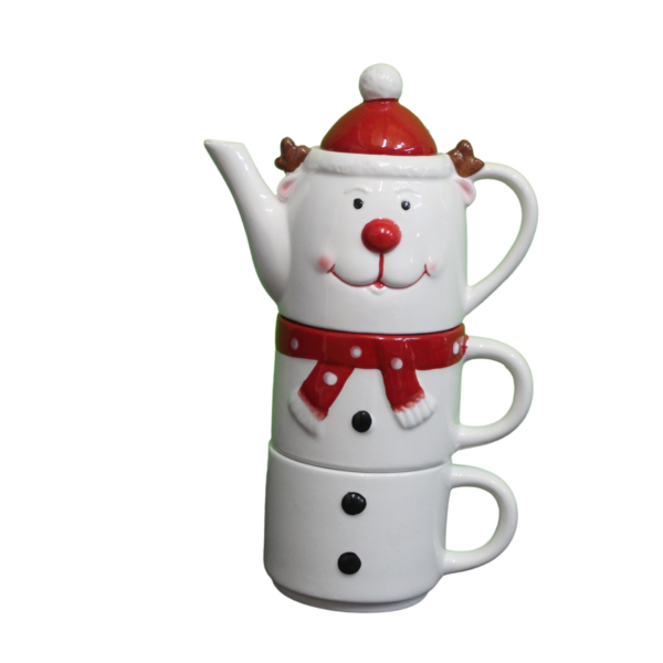 3 Tier Christmas Tea Mug Set
