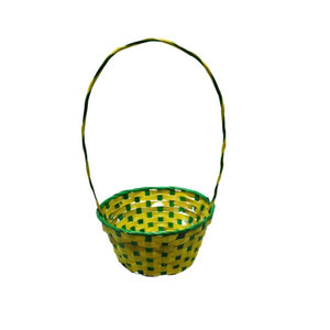 Spring Basket Yellow and green