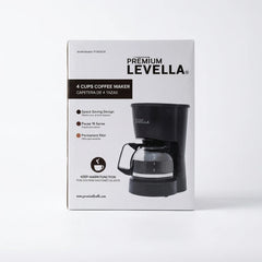 4 Cup Premium Levella Coffee Maker 9.75"