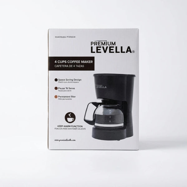 4 Cup Premium Levella Coffee Maker 9.75"