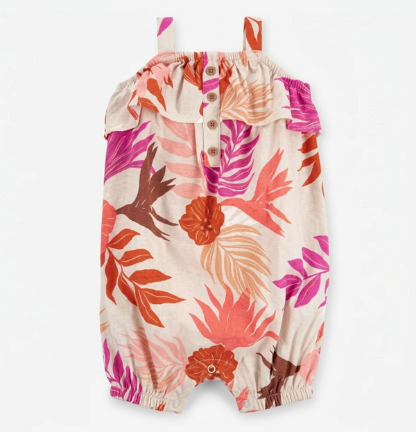 Baby Tropical Tank Romper 6M