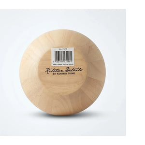 Enhanced Bottom of salad bowl displaying brand logo and product barcode