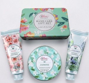 Bath and Earth Love Hand Care Gift set - Rose, Jasmine and Lavender