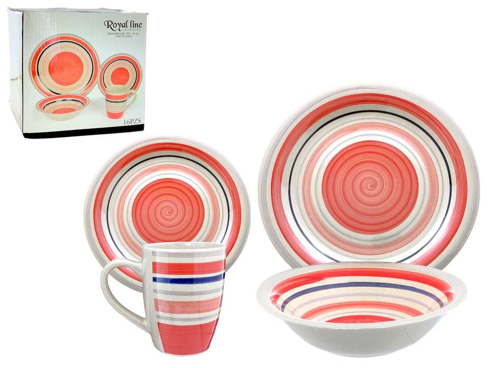Dinnerware Set Royal Line Collection 16Pcs