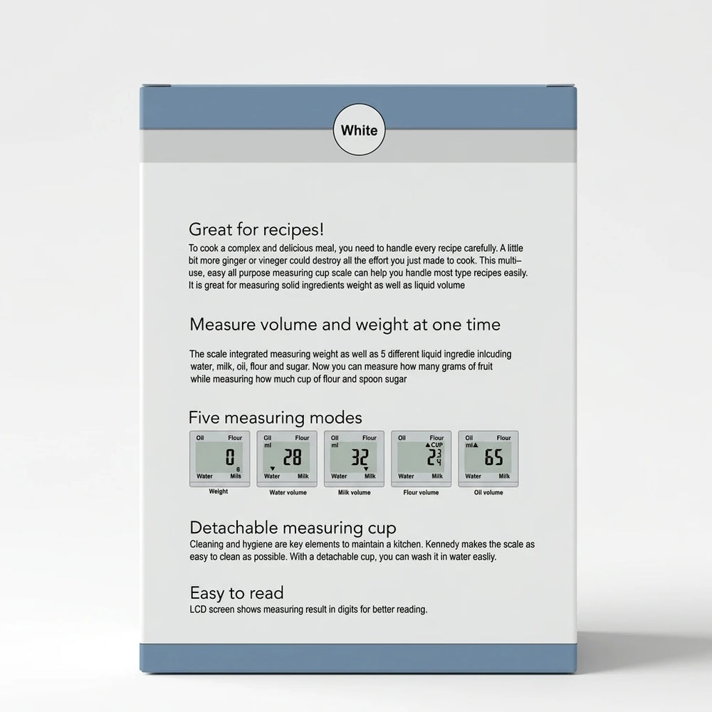 Enhanced Kennedy Measuring Cup Scale product packaging front view