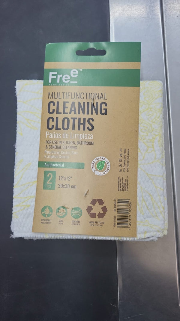 Cleaning Cloths Free Home Basics Multifunctional 12x12"