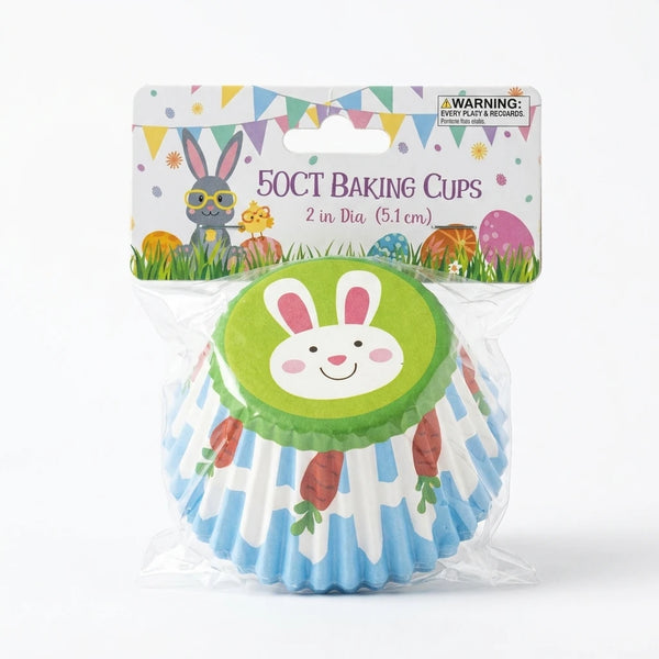 Easter Bunny Baking Cups 50 ct
