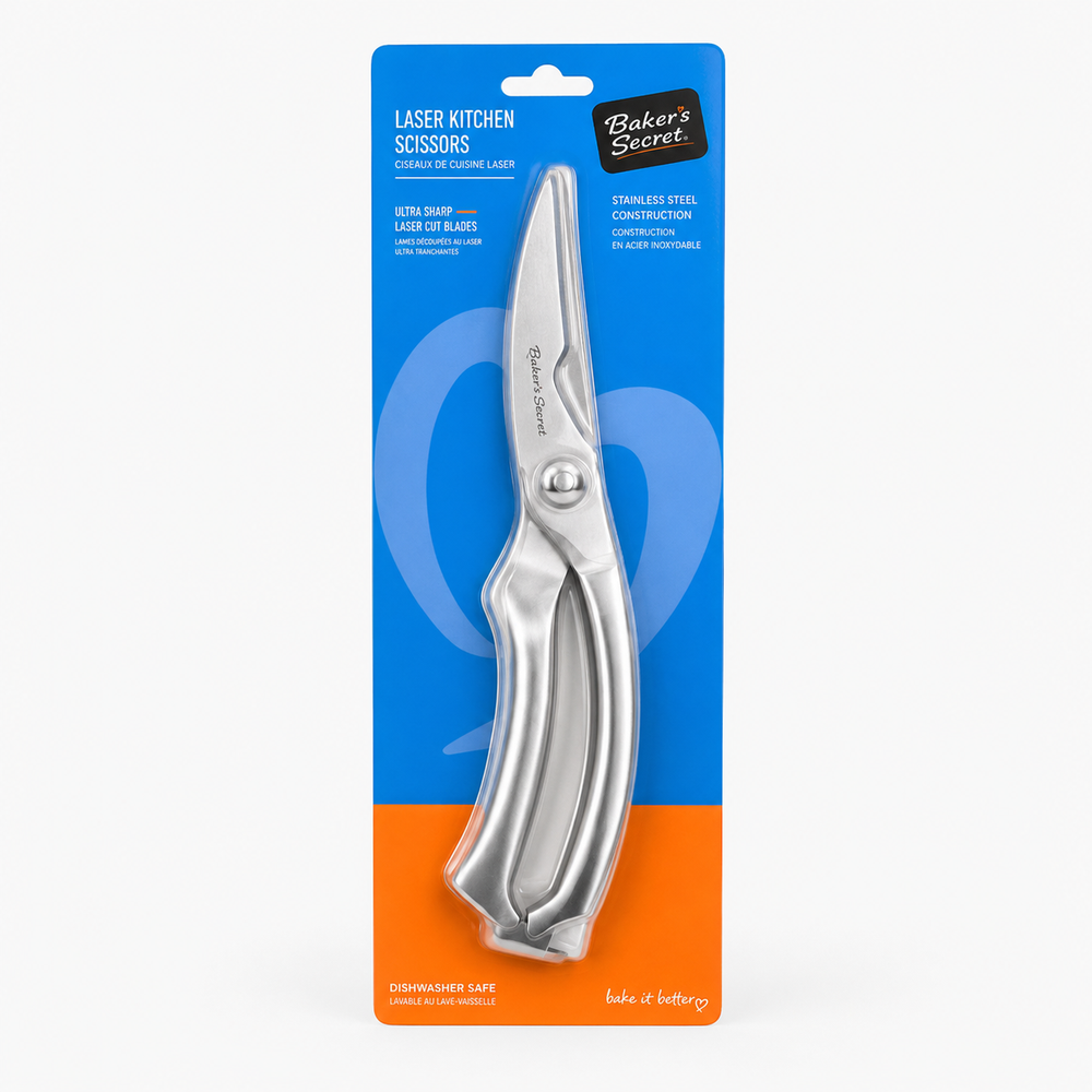Baker's Secret Kitchen Stainless Steel Scissors-10"