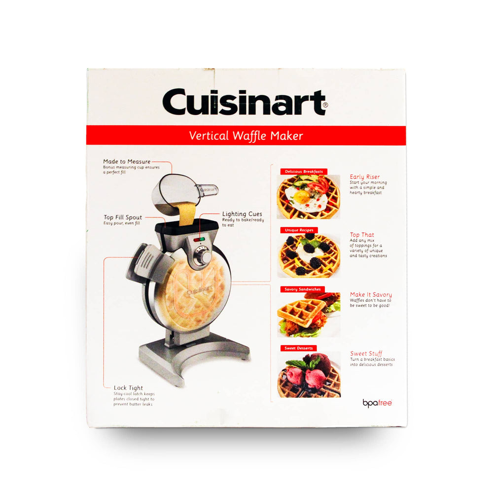 Vertical Waffle Maker Cuisinart w/Timing Accuracy