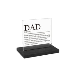 Dad Acrylic Plaque - 4” x 4”
