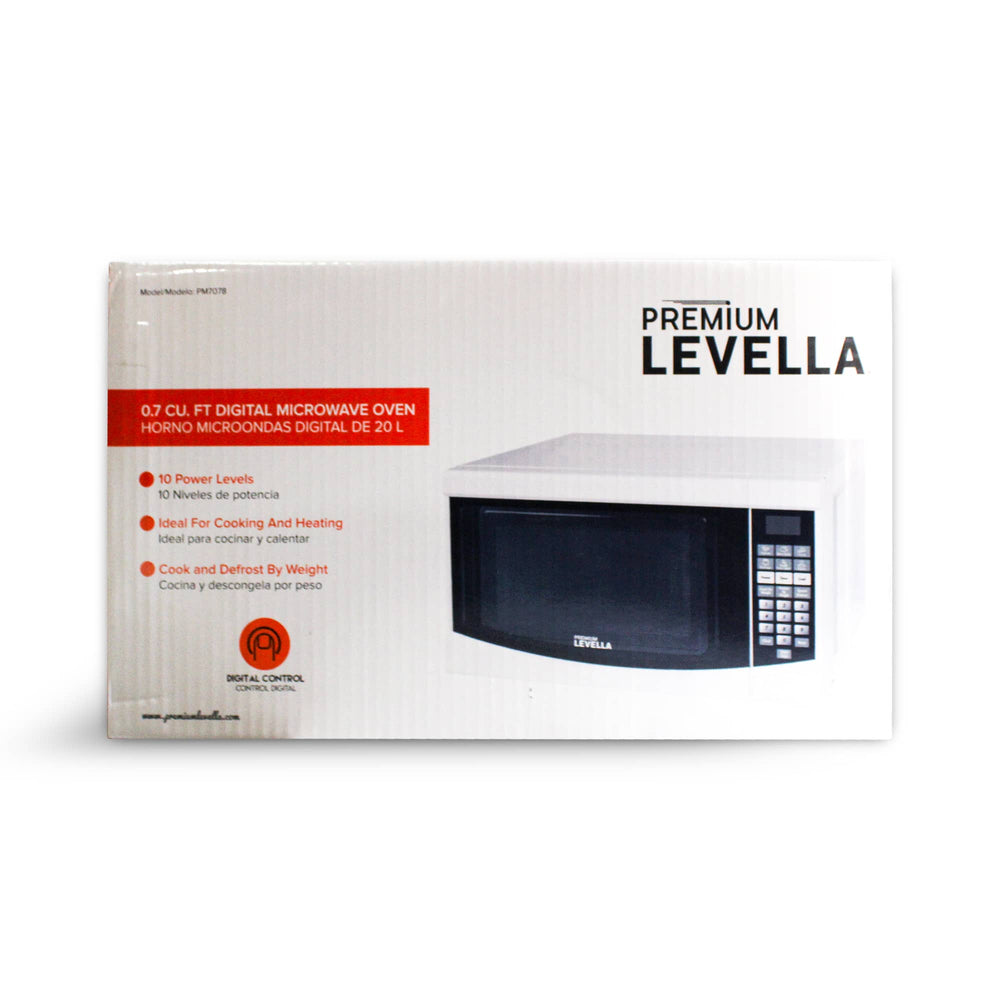 Premium Levella 0.7 CU. FT Digital Microwave Oven