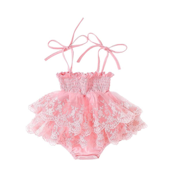 Baby Girl Tulle Romper Dress (6-12 Months)