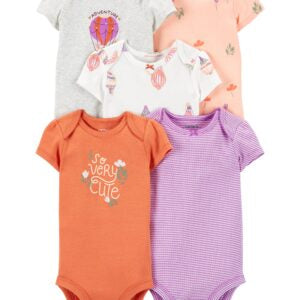 Baby 5-Pack Short-Sleeve Original Bodysuits NB
