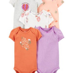 Baby 5-Pack Short-Sleeve Original Bodysuits 6M