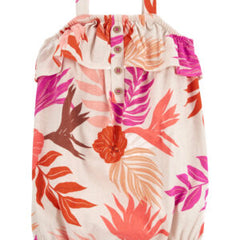Baby Tropical Tank Romper 9M