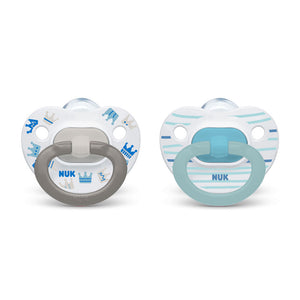 NUK Orthodontic Pacifiers, 0-6 Months, 2-Pack