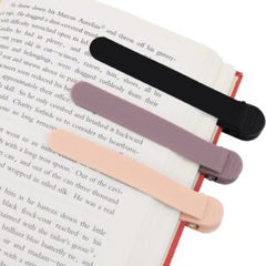 SMUK 3pcs Automatic Bookmark, Silicone Book Marks for Reading Women, Men, Kids, Book Lovers, Cute Unique Book Markers for Reading, Reading Accessories Gifts for Book Lovers