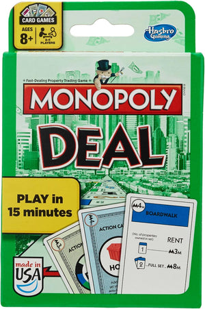 Monopoly Deal Quick - Playing Card Game for Families and Kids.