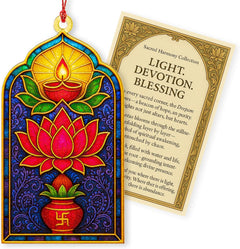 Lotus Suncatcher Ornament- Return Gifts for Pooja