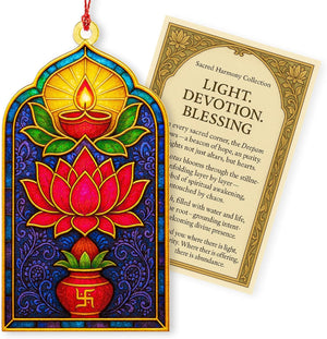 Lotus Suncatcher Ornament- Return Gifts for Pooja