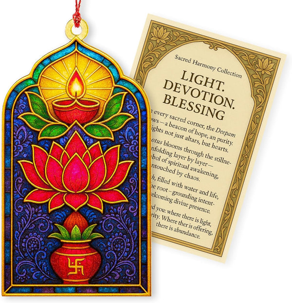 Lotus Suncatcher Ornament- Return Gifts for Pooja
