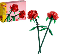 LEGO Roses - Building Toy for Kids, Girls & Boys, Ages 8+ - Artificial, Fake Roses for Home Decor & Display - Gift Idea for Plant & Flower Lovers