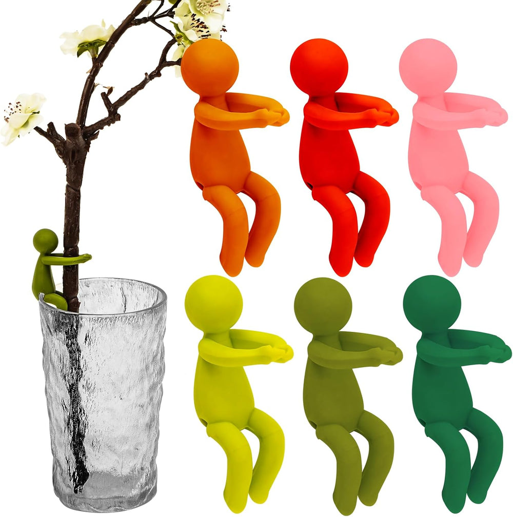 SINSETU 6 Pcs Plant Propagation Friends, Plant Propagation Buddy, Plant Cutting Holder for Shoots, Sprouts and Stems, Cute Plant Propagation Support Growth Tool for Indoor Garden