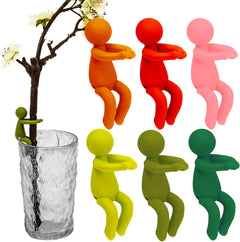 SINSETU 6 Pcs Plant Propagation Friends, Plant Propagation Buddy, Plant Cutting Holder for Shoots, Sprouts and Stems, Cute Plant Propagation Support Growth Tool for Indoor Garden
