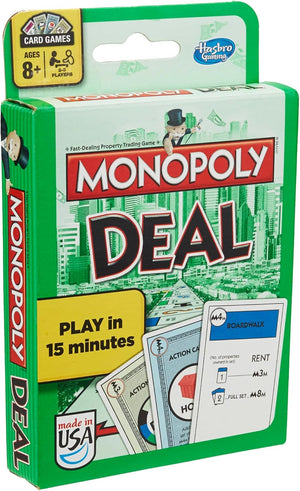 Monopoly Deal Quick - Playing Card Game for Families and Kids.