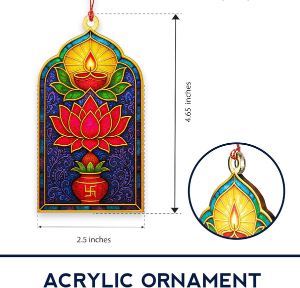 Lotus Suncatcher Ornament- Return Gifts for Pooja