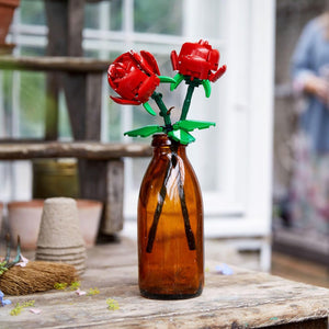 LEGO Roses - Building Toy for Kids, Girls & Boys, Ages 8+ - Artificial, Fake Roses for Home Decor & Display - Gift Idea for Plant & Flower Lovers