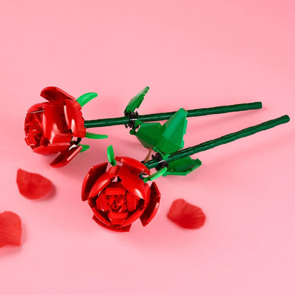 LEGO Roses - Building Toy for Kids, Girls & Boys, Ages 8+ - Artificial, Fake Roses for Home Decor & Display - Gift Idea for Plant & Flower Lovers
