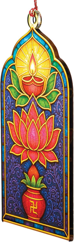 Lotus Suncatcher Ornament- Return Gifts for Pooja