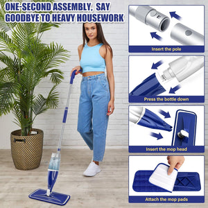 Microfiber Spray Mop for Floors Cleaning