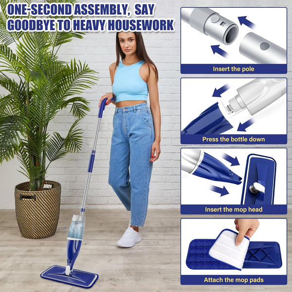 Microfiber Spray Mop for Floors Cleaning