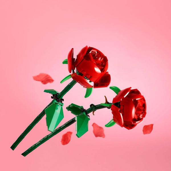 LEGO Roses - Building Toy for Kids, Girls & Boys, Ages 8+ - Artificial, Fake Roses for Home Decor & Display - Gift Idea for Plant & Flower Lovers