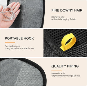 Boqibyon 2 Pack Pet Hair Removal Glove, 2025 Washable Reusable Electrostatic Gloves Pet Hair for Cat and Dog, with Electrostatic Tech, for Carpet, Couch, Furniture